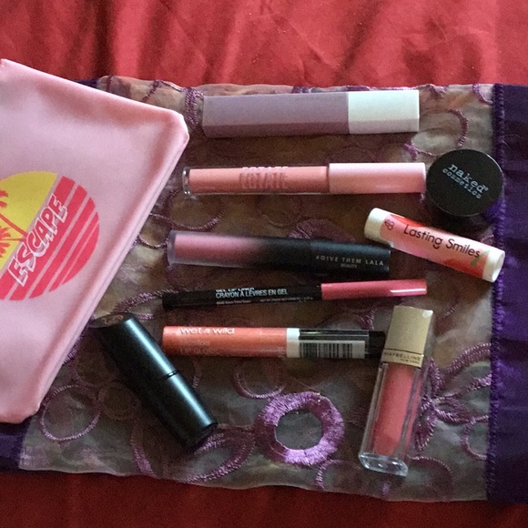as listed Other - BNIB 9 pc lip bundle Give Them LaLa, Naked, etc.